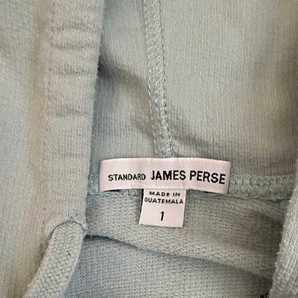 James Perse Light Blue Zip-Up Hoodie - Picture 3 of 8